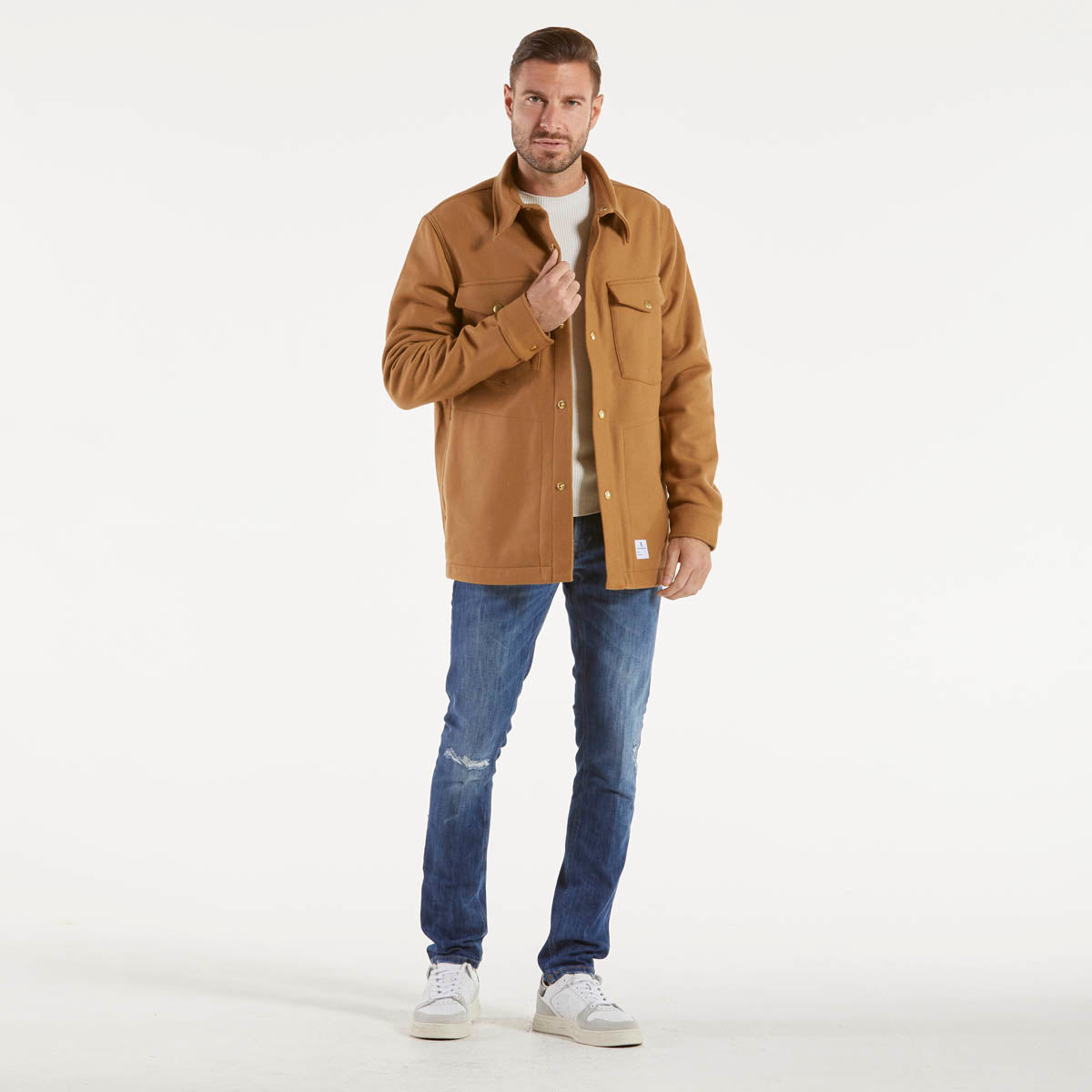 Department five giacca in lana cammello – Bertoldo