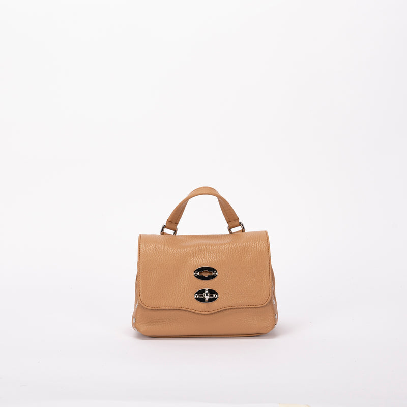 Zanellato Postina baby in pelle martellata beige