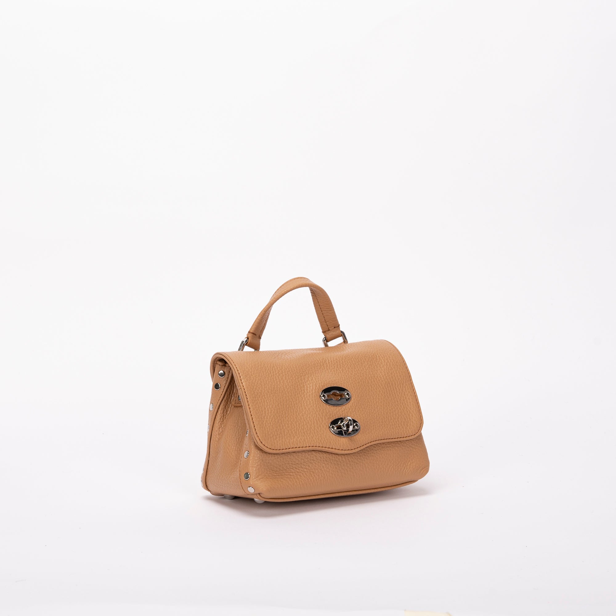 Zanellato Postina baby in pelle martellata beige