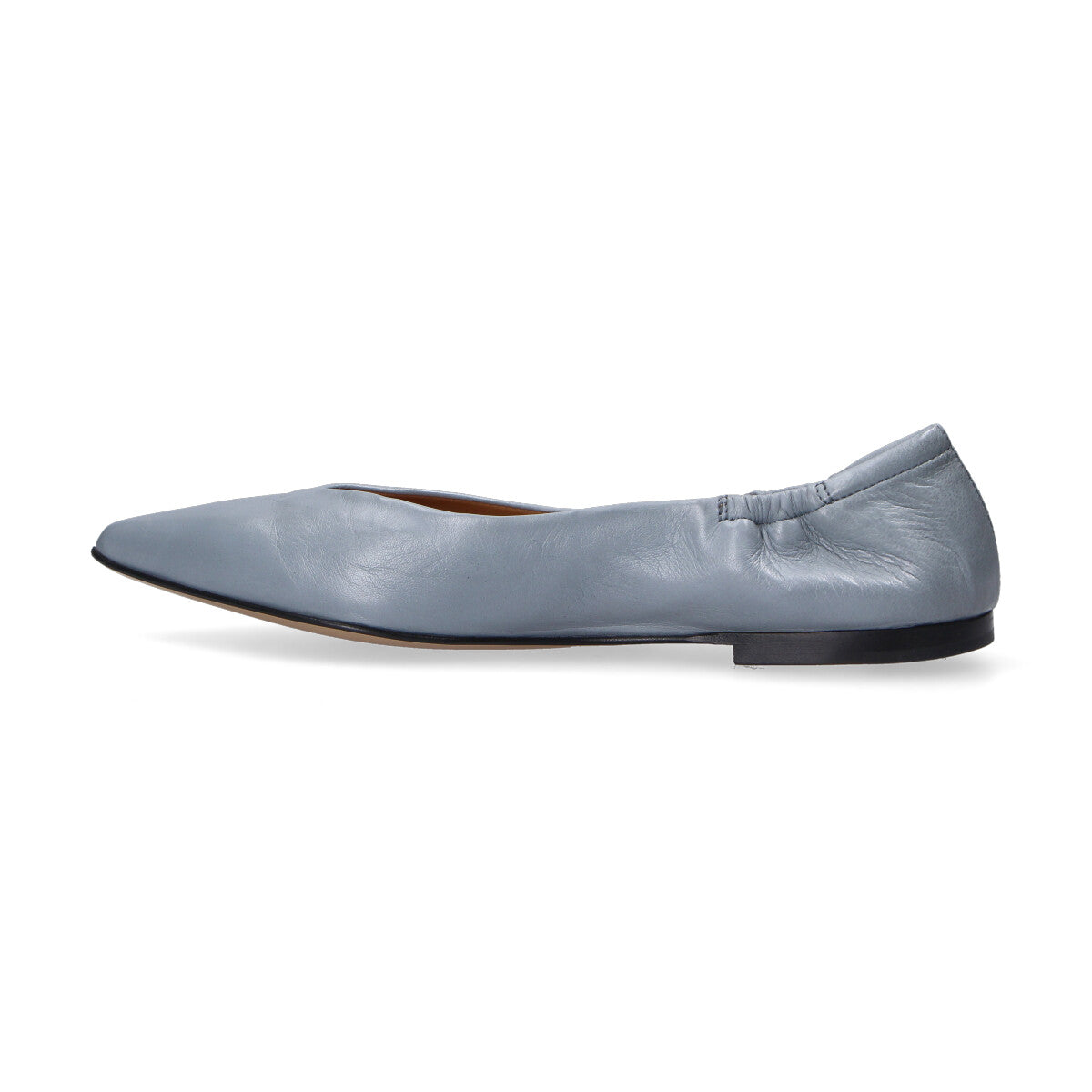 Pomme D'or ballerina in pelle azzurra