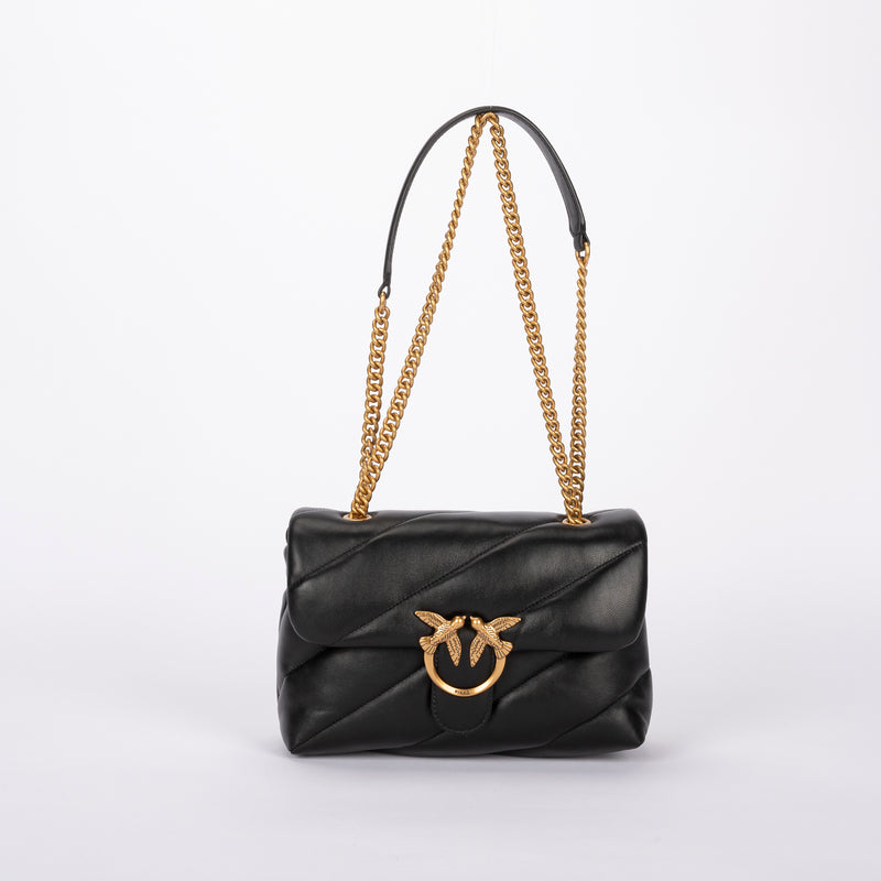 PinkoClassic Love Bag Puff nero oro