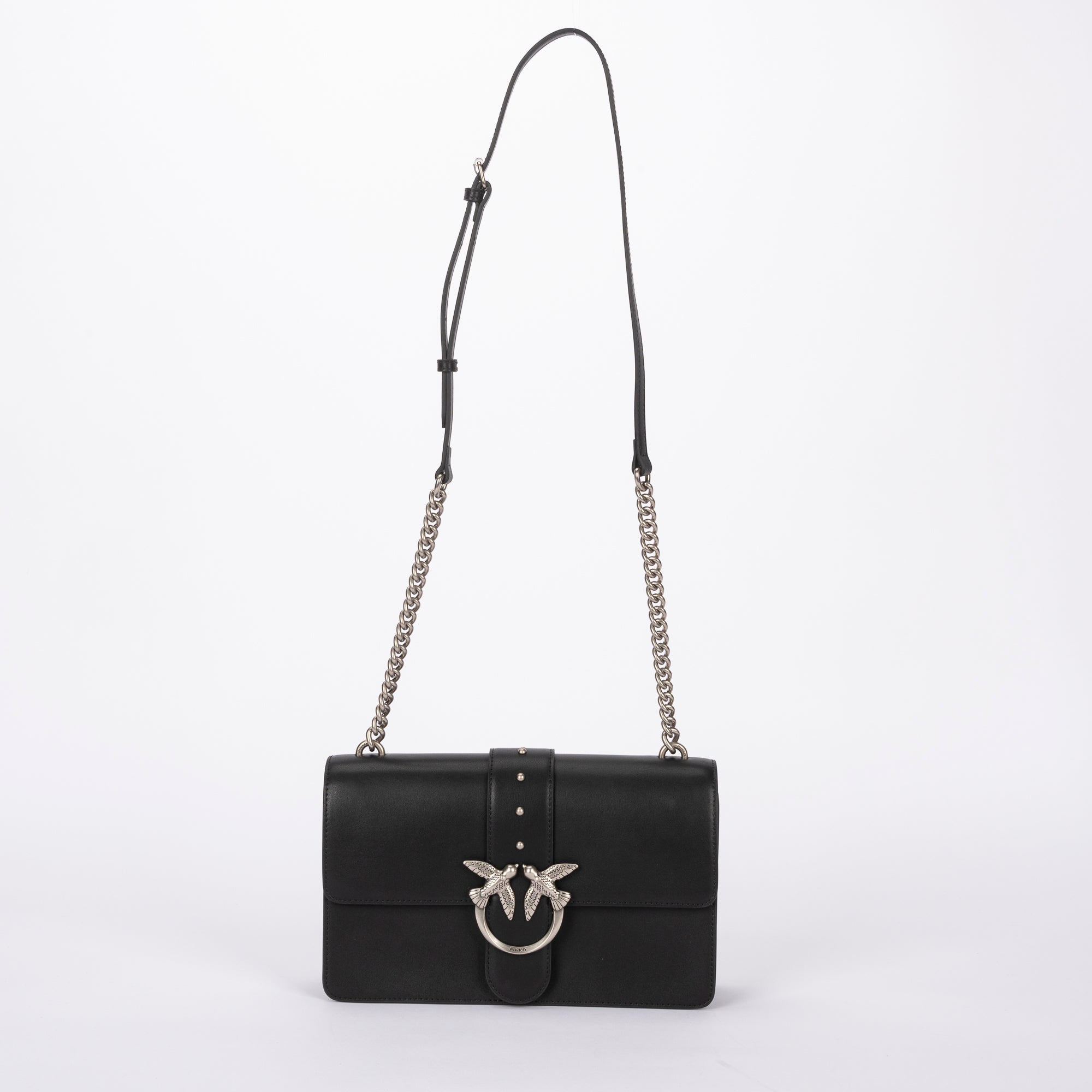 Pinko classic love bag one simply pelle nera