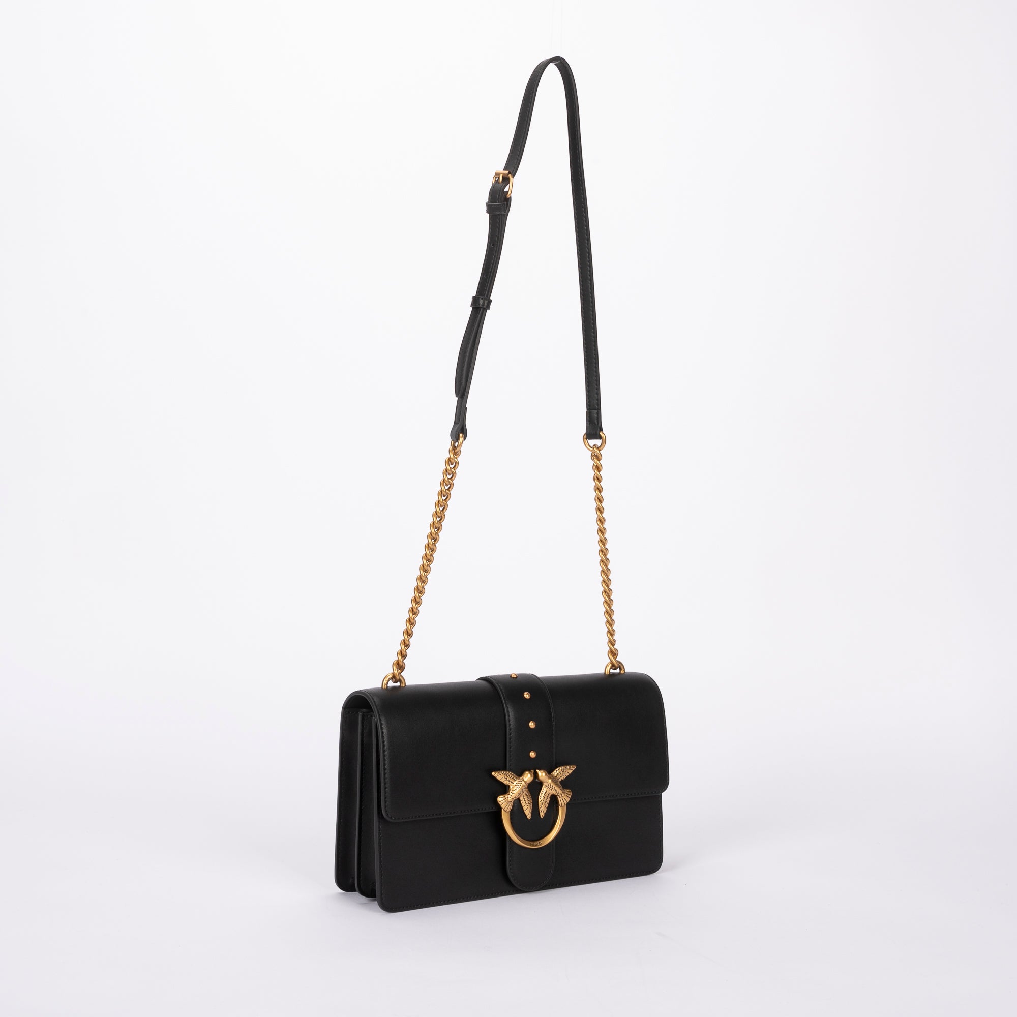 Pinko classic love bag one simply pelle nera