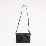 Pinko classic love bag click chevron nera