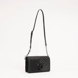 Pinko classic love bag click chevron nera