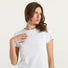 Pinko T-shirt maniche corte logo ricamato bianca