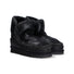 Mou boot Eskimo strass logo pelle nero