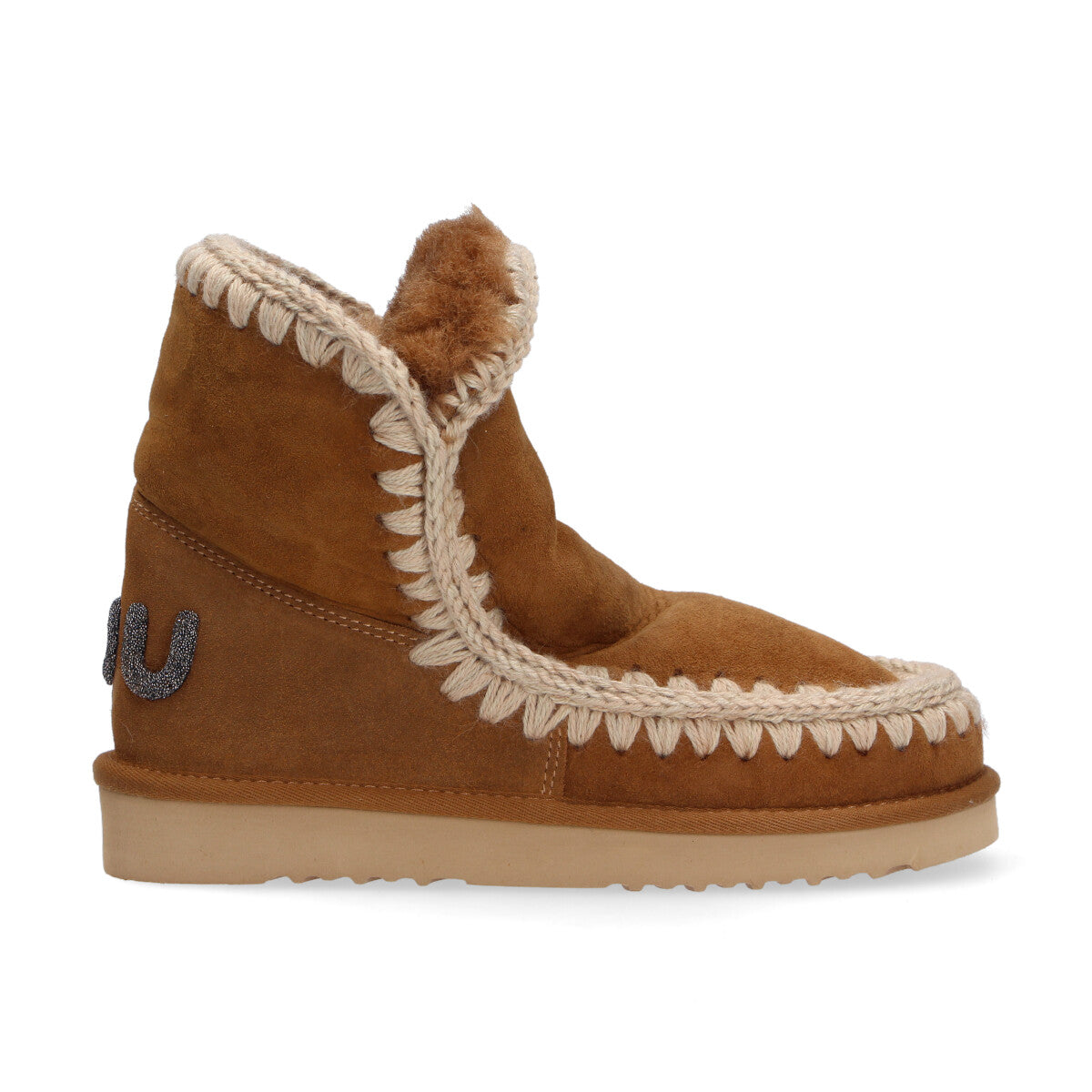 Mou Boot Eskimo 18 classic logo glitter cognac