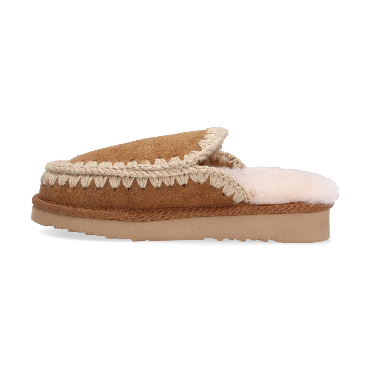 Mou ciabatta Eskimo Slipper cuoio