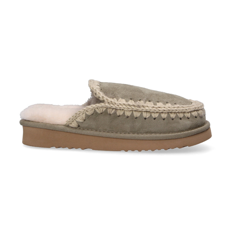 Mou ciabatta Eskimo Slipper verde