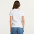 Pinko T-shirt mezze maniche ricamo logo bianca