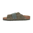 Birkenstock Kyoto camoscio nabuk verde