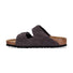 Birkenstock ciabatta Arizona camoscio grigio scuro