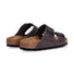 Birkenstock ciabatta Arizona camoscio grigio scuro