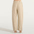 Pinko pantaloni larghi con pieghe in tela beige