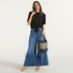 Pinko Jeans palazzo in denim misto lino