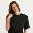 Pinko T-shirt corta con nodo davanti nera