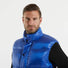 Add gilet blu elettrico imbottito con cappuccio