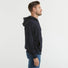 Add felpa con cappuccio full zip in tessuto blu