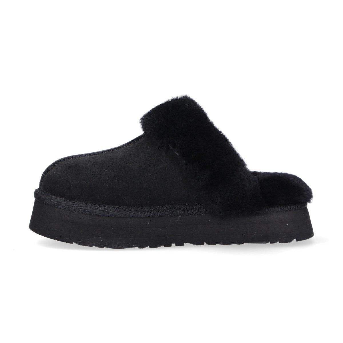 Ciabatta UGG Disquette camoscio nero