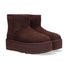 UGG classic mini platform camoscio marrone