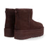 UGG classic mini platform camoscio marrone