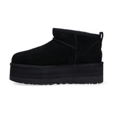 UGG classic ultra mini platform camoscio nero