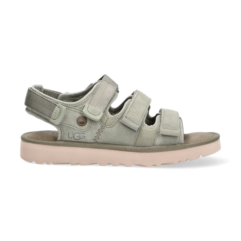 Ugg sandali Goldencoast multistrap camoscio verde