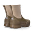 Ugg stivale Neumel x zip pelle tortora