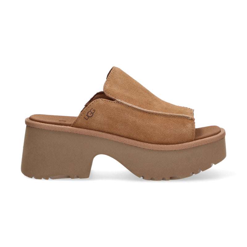 Ugg ciabatta Heights Slide camoscio cuoio