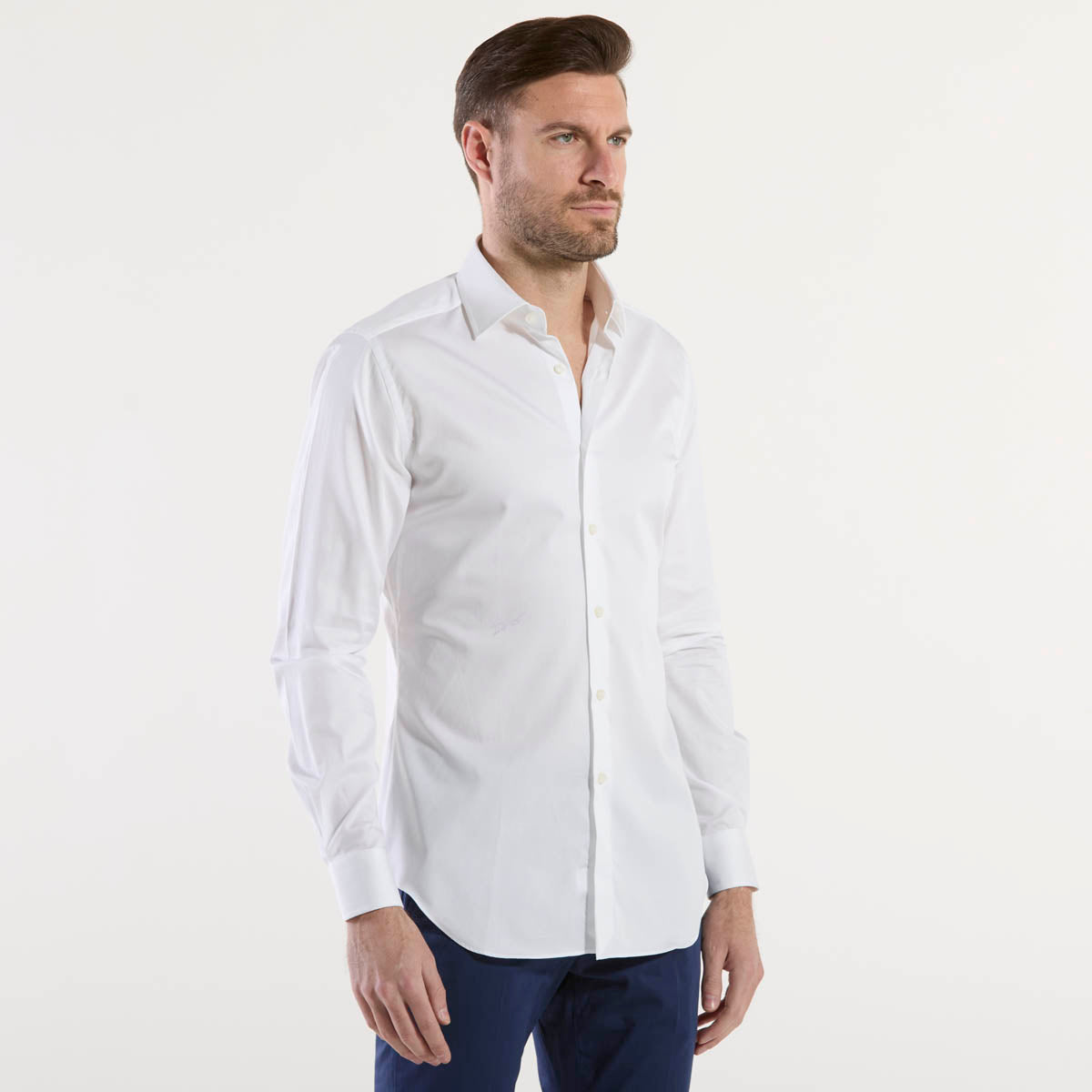 Xacus travel shirt tessuto bianco