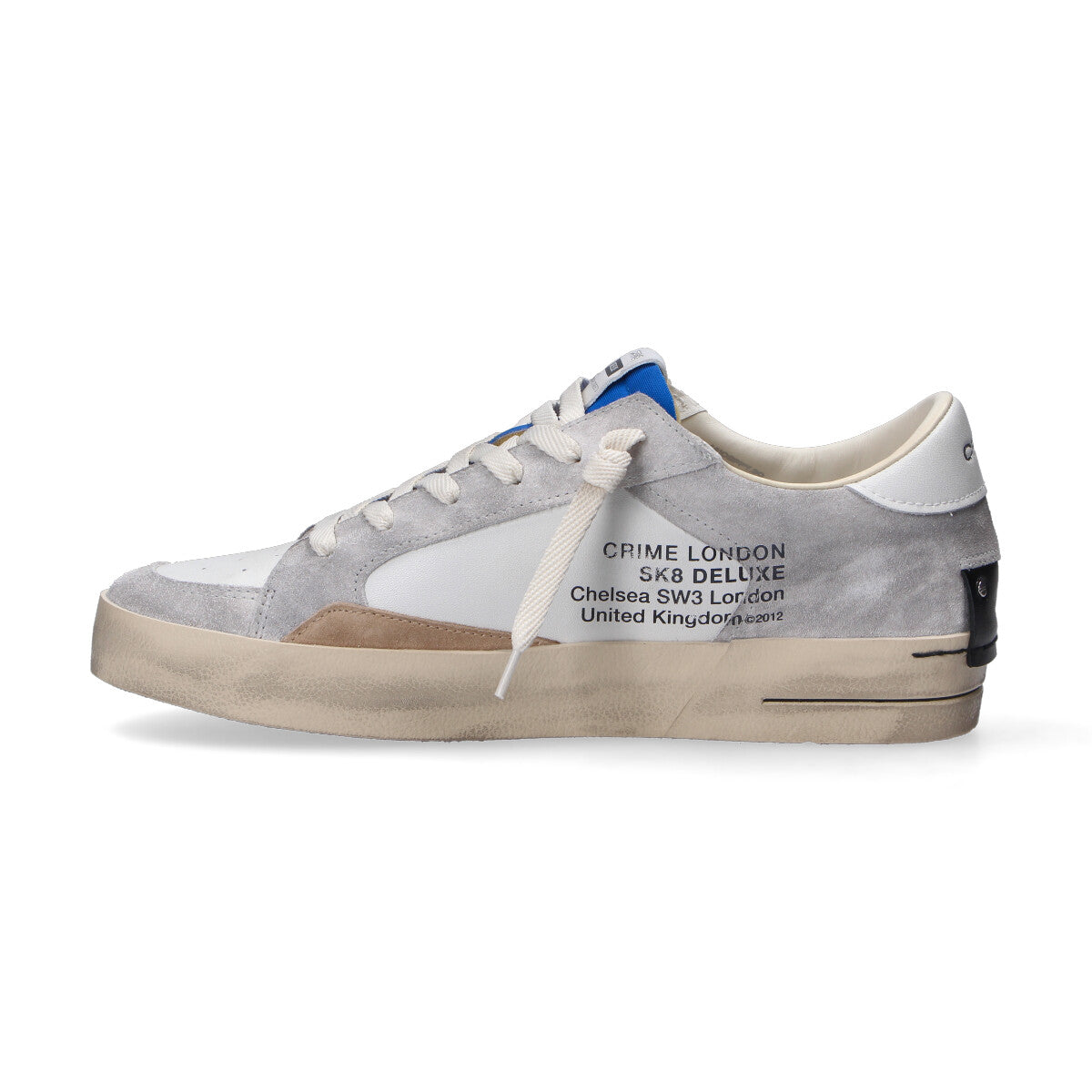 Crime London sneaker Deluxe grigia blu