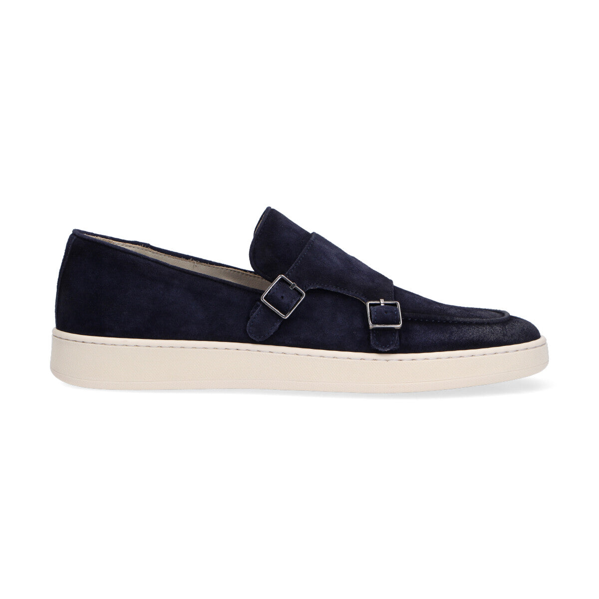 Corvari sneaker slip on doppia fibbia blu