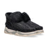 Mou boot Eskimo Trainer logo glitter pelle nero