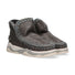 Mou boot Eskimo trainer logo glitter pelle grigio