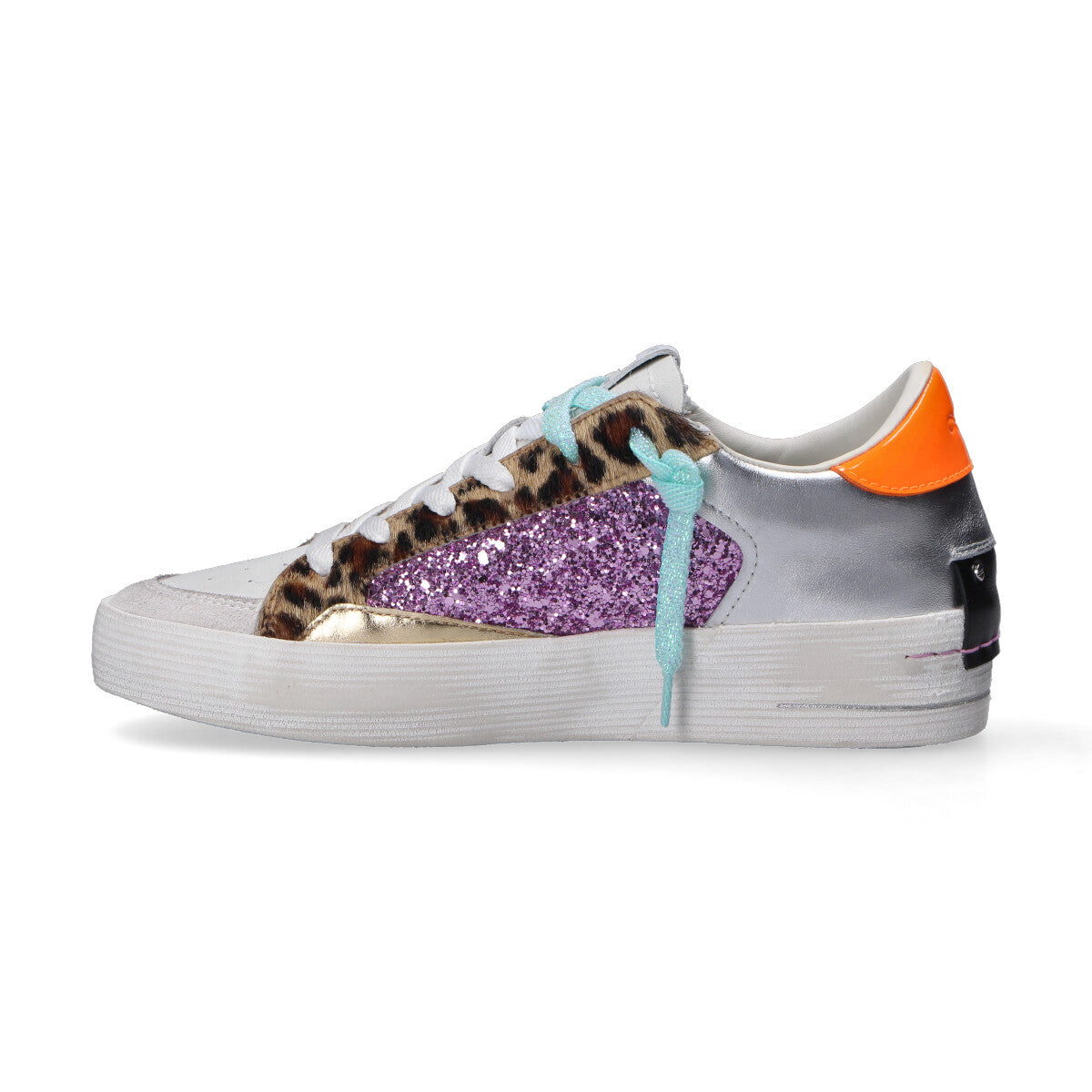 Crime London sneaker Deluxe glitter animalier