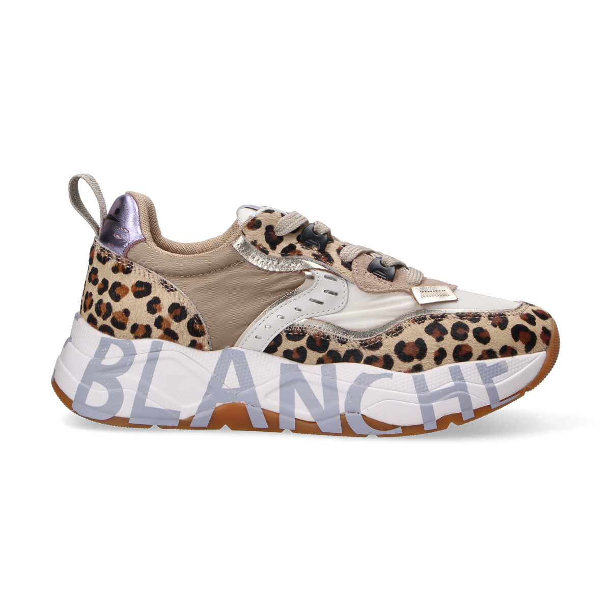 Voile Blanche sneaker Club105 animalier