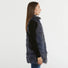 Blanche gilet in pelliccia blu