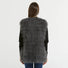 Blanche gilet in pelliccia grigio