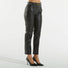 Twinset pantalone in nappa nero