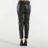 Twinset pantalone in nappa nero