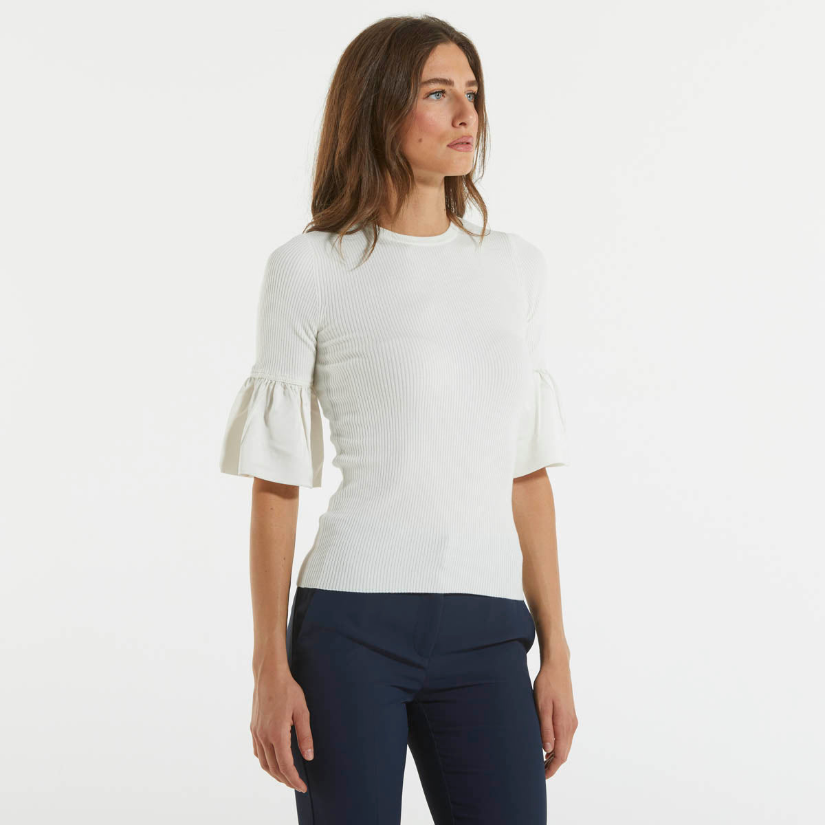 Twinset maglia panna