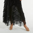 Twinset abito nero con tulle