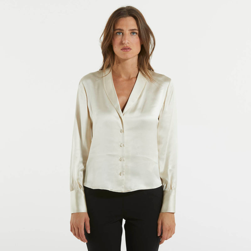 Twinset camicia avorio