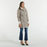 Blanche cappotto pelliccia grigio