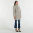 Blanche cappotto pelliccia grigio