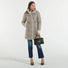 Blanche cappotto pelliccia grigio