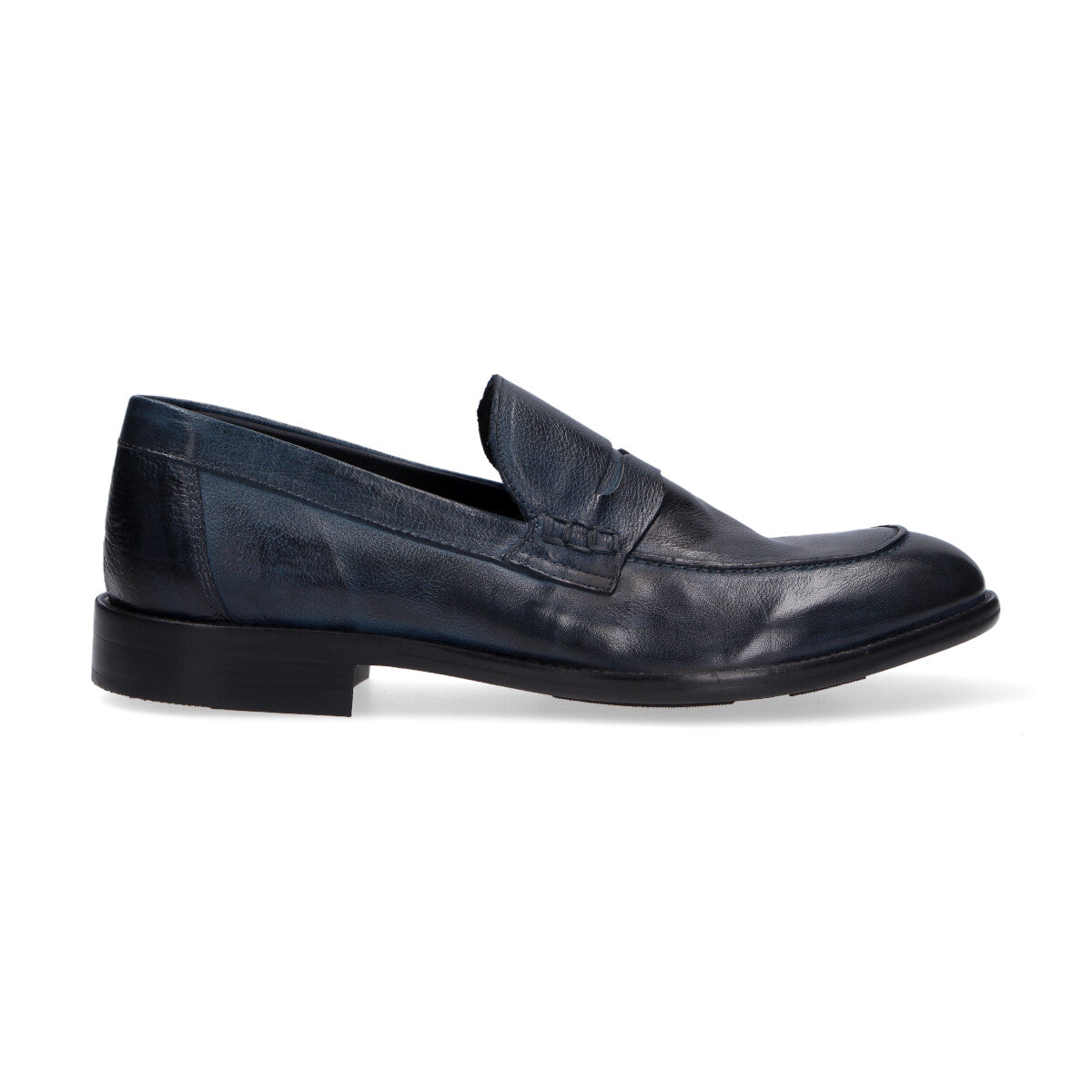 Pawelk's mocassino pelle blu