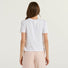 Twinset t-shirt con Oval T ricamato bianca