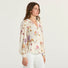 Twinset camicia in crêpe de Chine a fiori